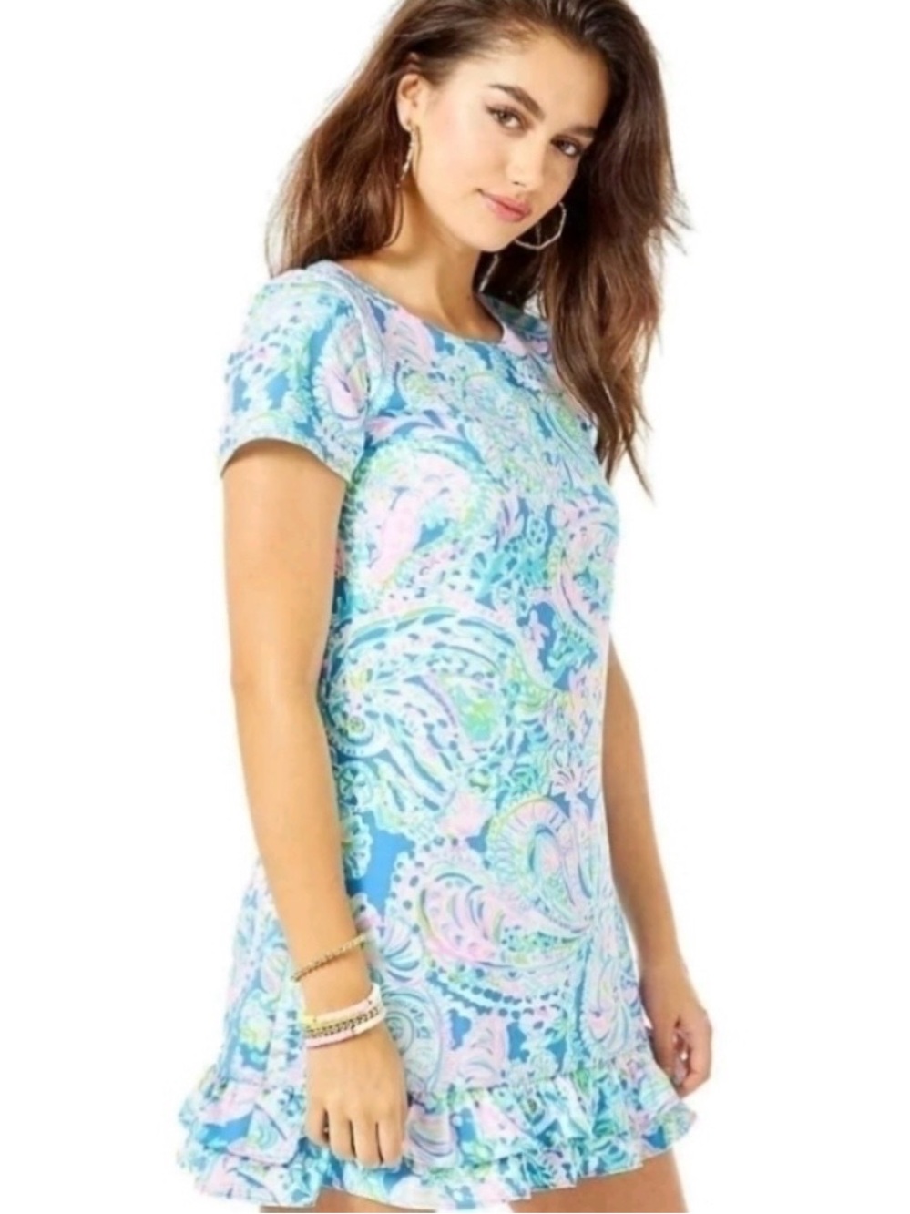 NWT, Lilly Pulitzer Masey Romper Multi Dream Team :  Size 4